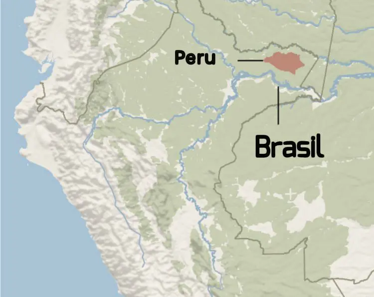Mapa de Yaguas - Peru